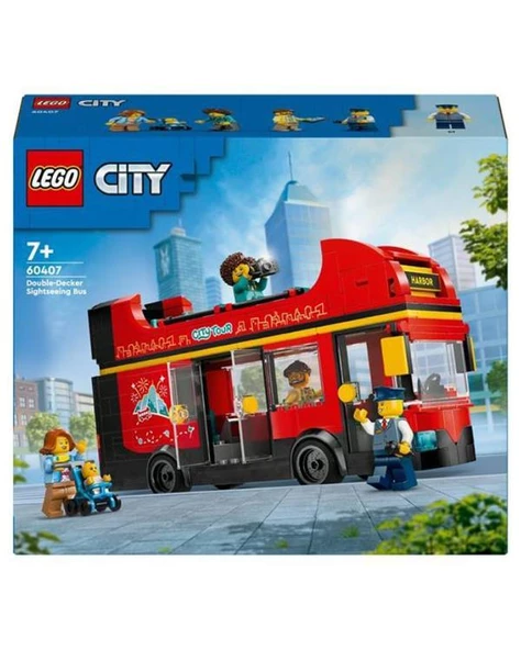 Lego City Kırmızı İki Katlı Gezi Otobüsü 60407 - 3