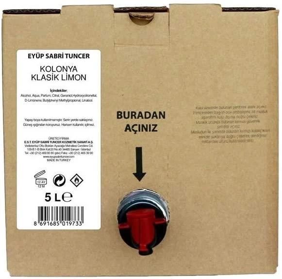 Eyüp Sabri Tuncer 5 Litre Limon Kolonyası - 2