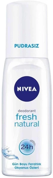 Nivea Pump Sprey 75 Ml Fresh Natural ( Bayan )