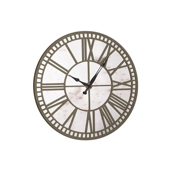 Duvar Saati Gümüş Çarksız - Resim 2
