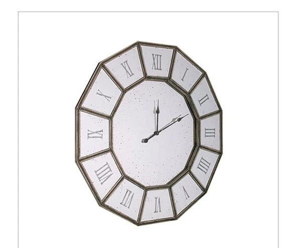 Boston Serisi 4 - Aynalı Duvar Saati - Resim 2