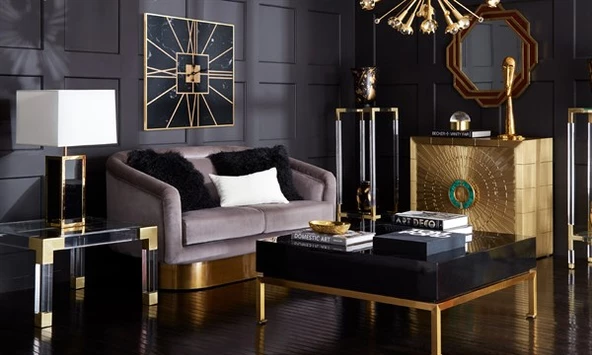 Mermer Efektli Saat ürün görseli