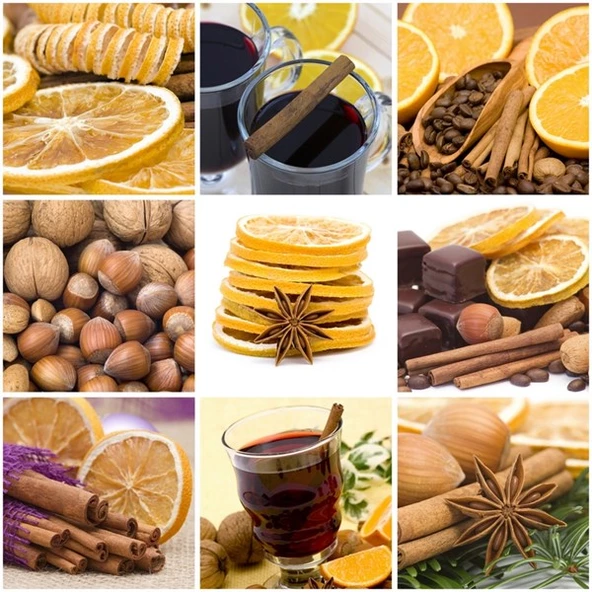 Limon,Tarçın,Karanfil - Kanvas Tablo ürün görseli