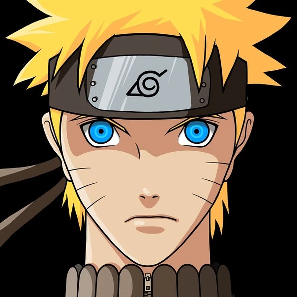 Naruto Blue Eyes - Kanvas Tablo