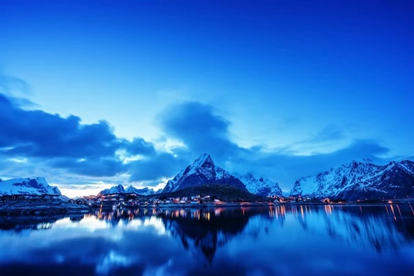 Lofoten Adası - Kanvas Tablo - Resim 2