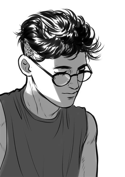 Pensive Boy - Kanvas Tablo ürün görseli