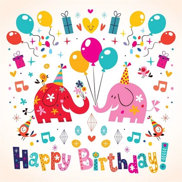 Happy Birthday! - Kanvas Tablo