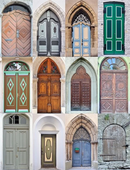 12 Kapı - Kanvas Tablo