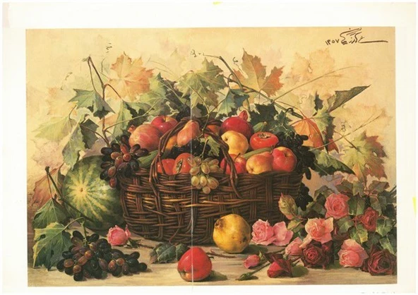 Taze Meyveler - Kanvas Tablo - Resim 2