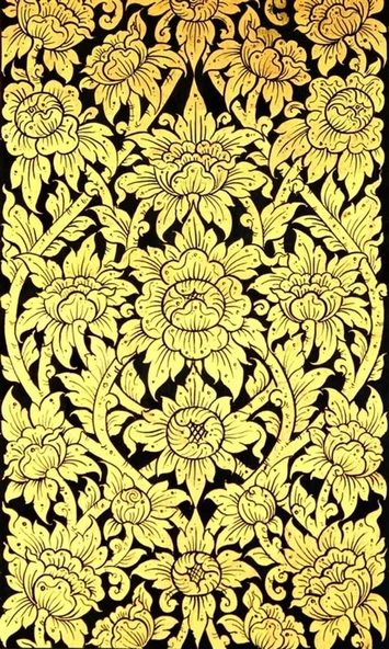 Sarı Siyah - Kanvas Tablo ürün görseli