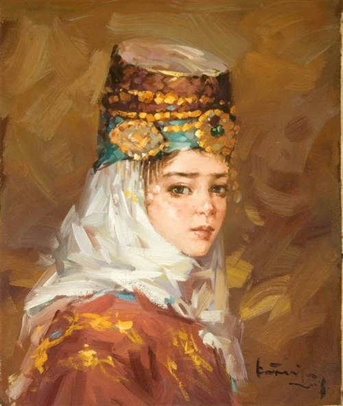 Yörük Kızı - Kanvas Tablo
