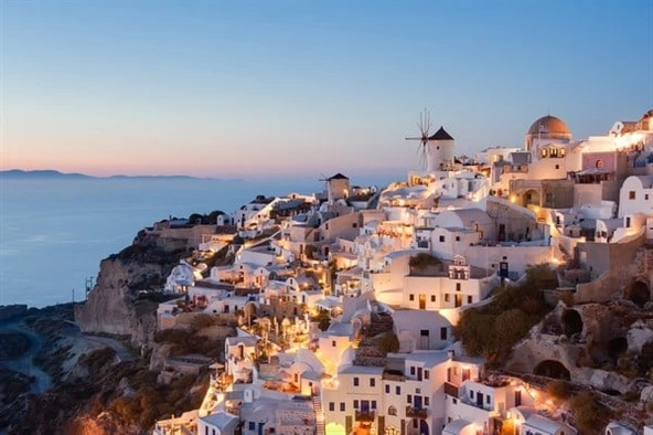 Santorini - Kanvas Tablo