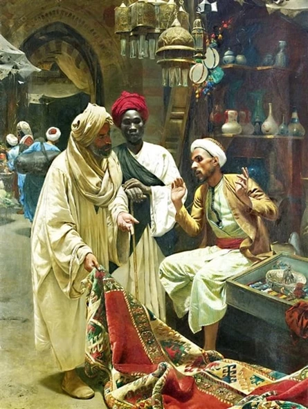 Halı Satıcısı - Kanvas Tablo ürün görseli