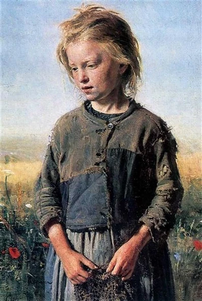 Balıkçı Kız - Kanvas Tablo