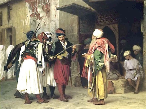 Kılıç Tüccarı - Kanvas Tablo ürün görseli