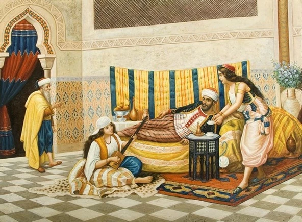 Saray Eğlencesi - Kanvas Tablo ürün görseli