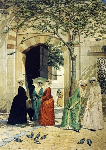 Gezintide Kadınlar - Kanvas Tablo ürün görseli