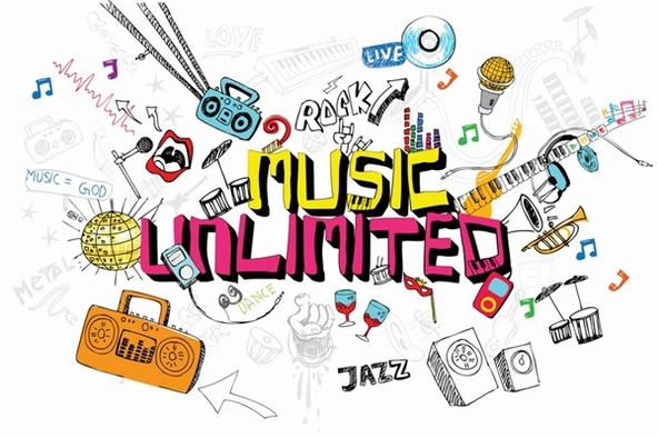 Limitsiz Müzik - Kanvas Tablo ürün görseli