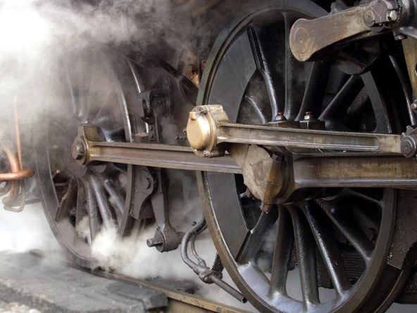 Buharlı Tren - Kanvas Tablo ürün görseli