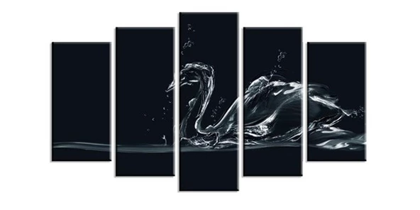 Kuğu - 5 Parçalı Kanvas Tablo ürün görseli