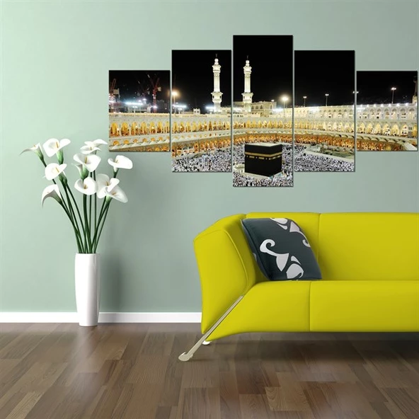 Kabe 5 Parçalı Kanvas Tablo ürün görseli 1