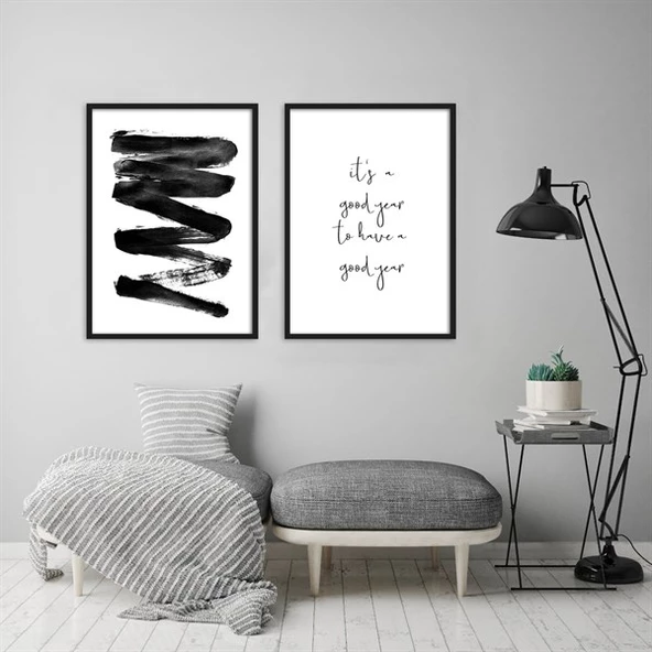 Good Year Çerçeveli Poster Seti ürün görseli 1