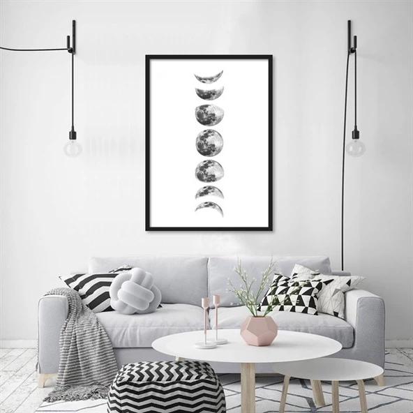 Lunar Eclipse Çerçeveli Poster