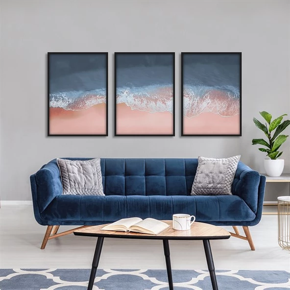 Coast Çerçeveli Poster Seti ürün görseli