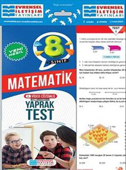 Evrensel İletişim 8.Sınıf Yeni Nesil Matematik Yaprak Test