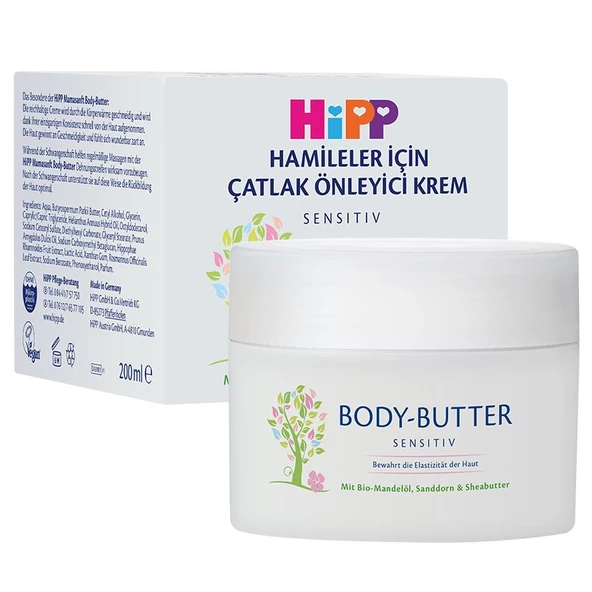 Hipp Mamasanft Hamileler İçin Çatlak Önleyici Krem Sensitiv 200 Ml