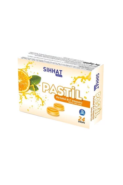 Sıhhat Pastil Portakal Ve C Vitamini 24 Lü