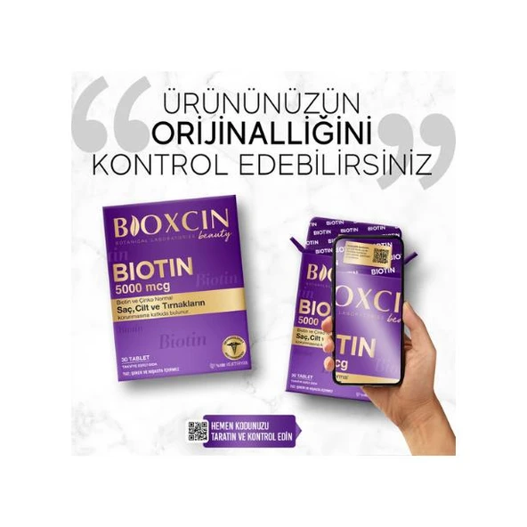 Bioxcin Biotin 5000 Mcg 30 Tablet 1 Alana  Bedava - 8