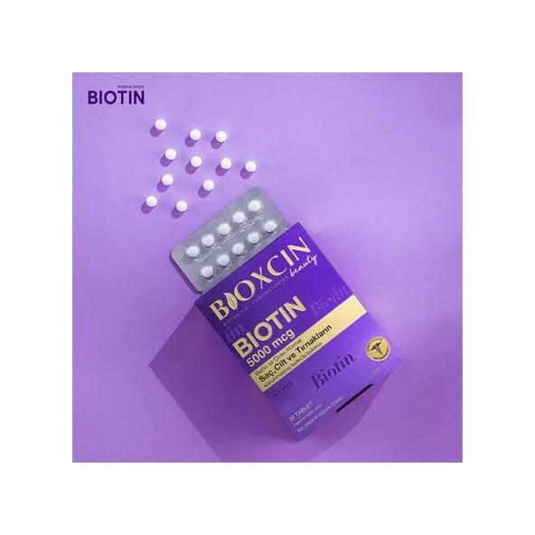 Bioxcin Biotin 5000 Mcg 30 Tablet 1 Alana  Bedava - 2
