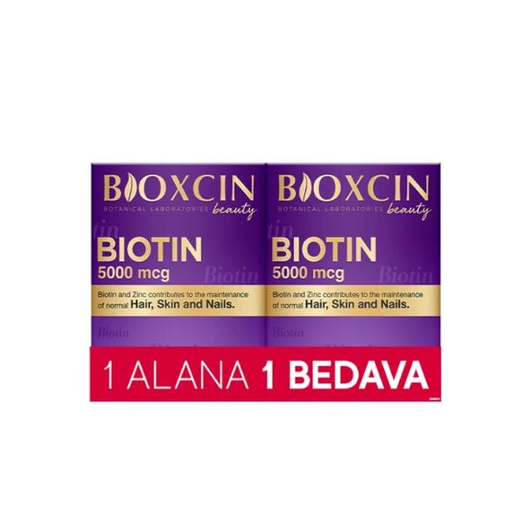 Bioxcin Biotin 5000 Mcg 30 Tablet 1 Alana  Bedava - 1