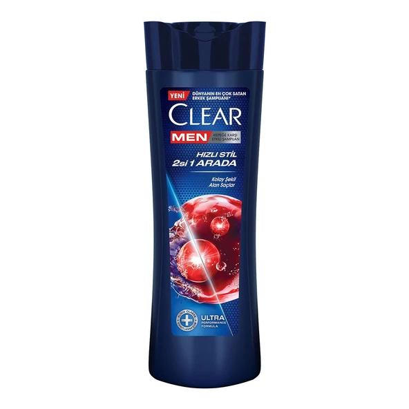 Clear Men Hızlı Stil 2 Si 1 Arada Şampuan 350 Ml