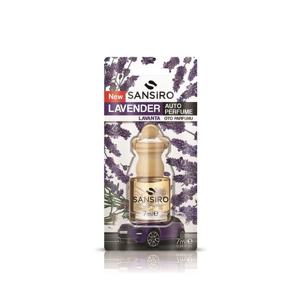 Sansiro Lavender ( Lavanta ) Oto Parfümü 7 Ml