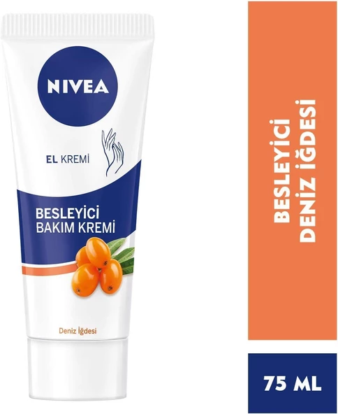 Nivea El Kremi Besleyici Bakım Kremi 75 Ml - Deniz İğdesi