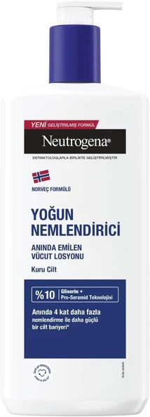 Neutrogena Yoğun Nemlendirici Hasas Bakım Vücut Losyonu 400 Ml