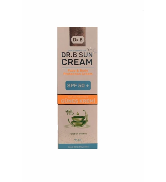 Dr.B Sun Cream Tüm Cilt Tipleri İçin Özel Aloe Vera Özlü Güneş Kremi 75 Ml - 2