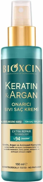 Bioxcin Keratin & Argan Onarıcı Sıvı Saç Kremi 150 Ml