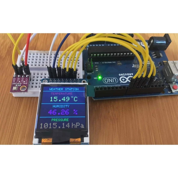 Sıcaklık Nem ve Barometrik Basınç Sensörü BME-280 BME280 5 Volt - 8