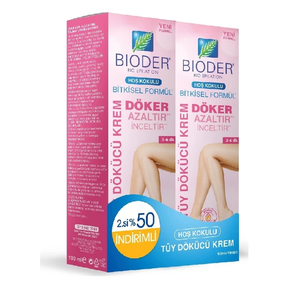 Bioder Tüy Dökücü Krem Kadınlara Özel 100 Ml + 100 Ml