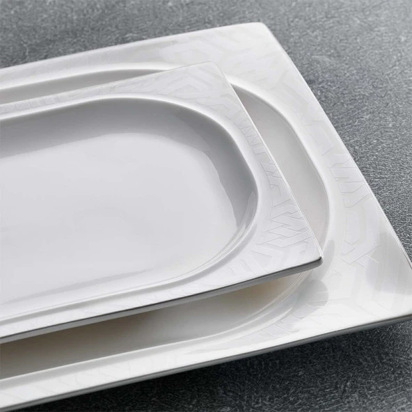 Schafer Glamor Private Yemek Takımı 60 Parça-Beyaz-BYZ 02 - Resim 7