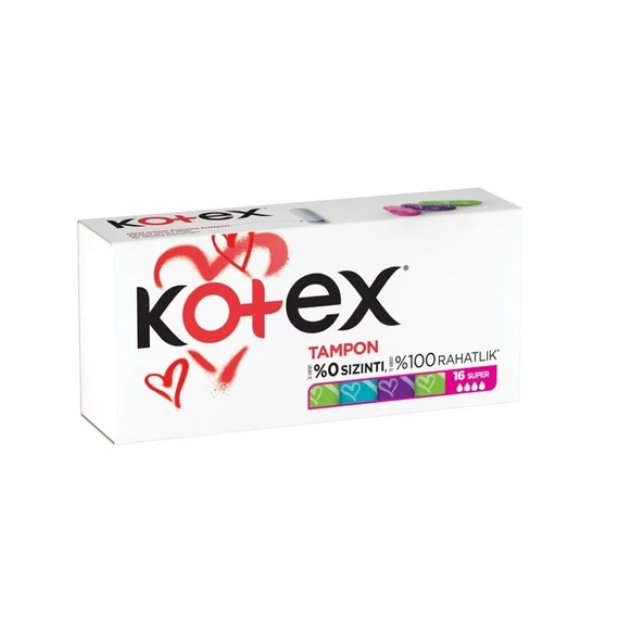 Kotex Tampon 16 Lı Süper