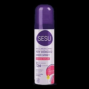 Sesu Tüy Dökücü Krem Sprey 150 Ml (Hasas Ciltler)