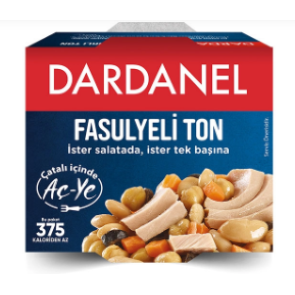 Dardanel Fasulyeli Ton Balığı 185 gr