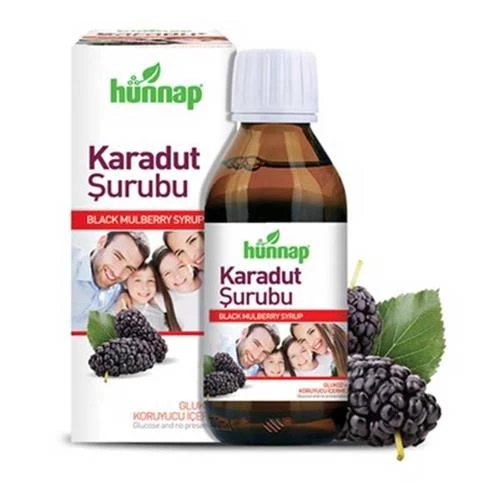 Hünnap Karadut Şurubu 50 Ml