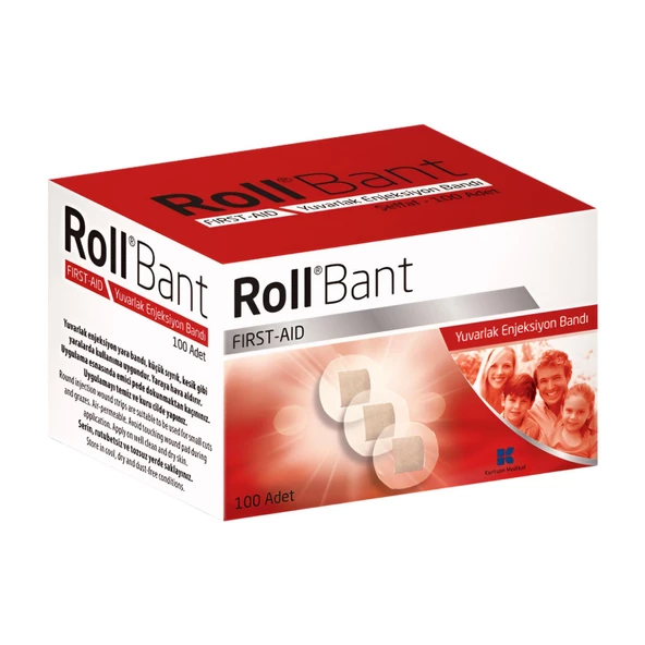 Roll Bant Fırst Aıd Bant 100 Lü ( Yuvarlak Enjeksiyon Bandı )