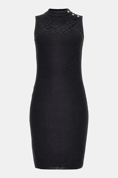 Guess Sl Pa Kadın Elbise W3GK62Z36O0 - Resim 5