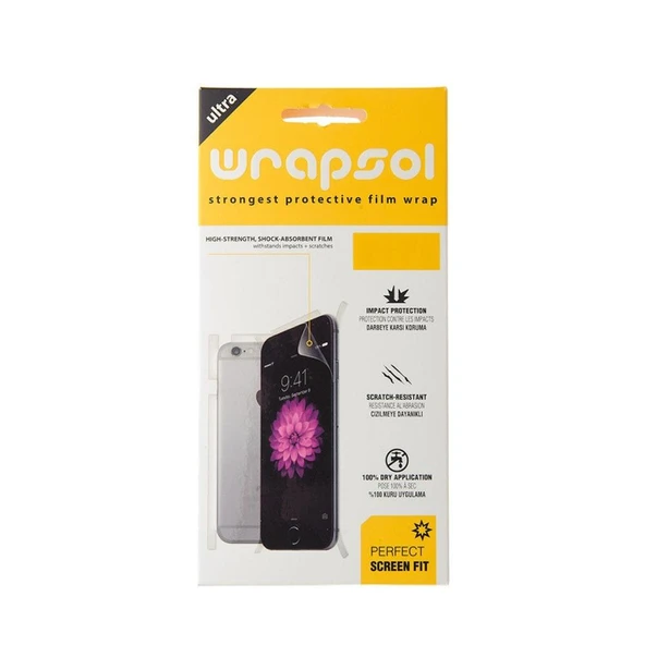Wrapsol Samsung Galaxy S6 Edge Plus Ön-Arka Jelatin Tam Koruma (Outlet) - 2